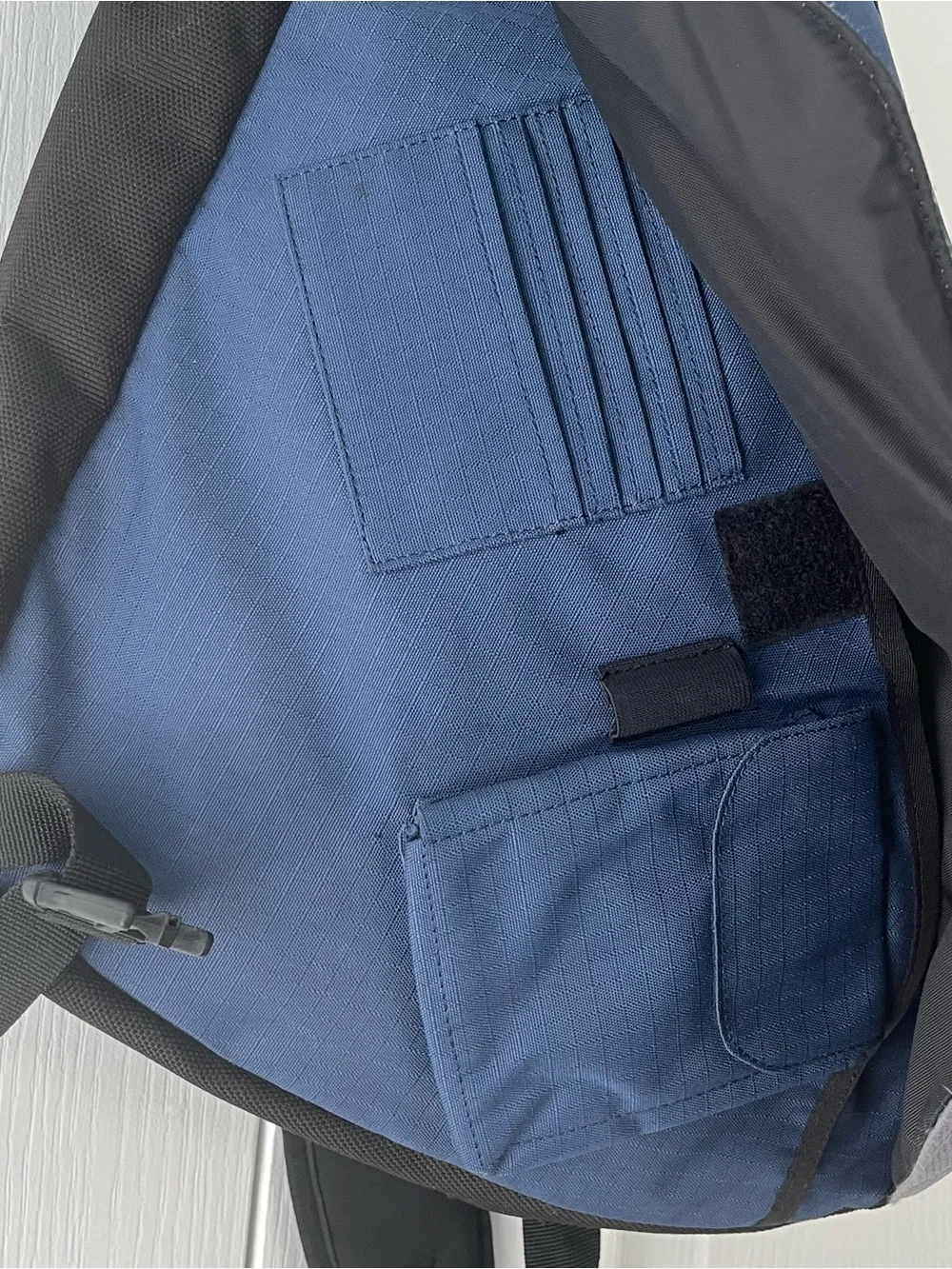 Timberland One Strap Sling Bag Blue &  Black Travel Casual